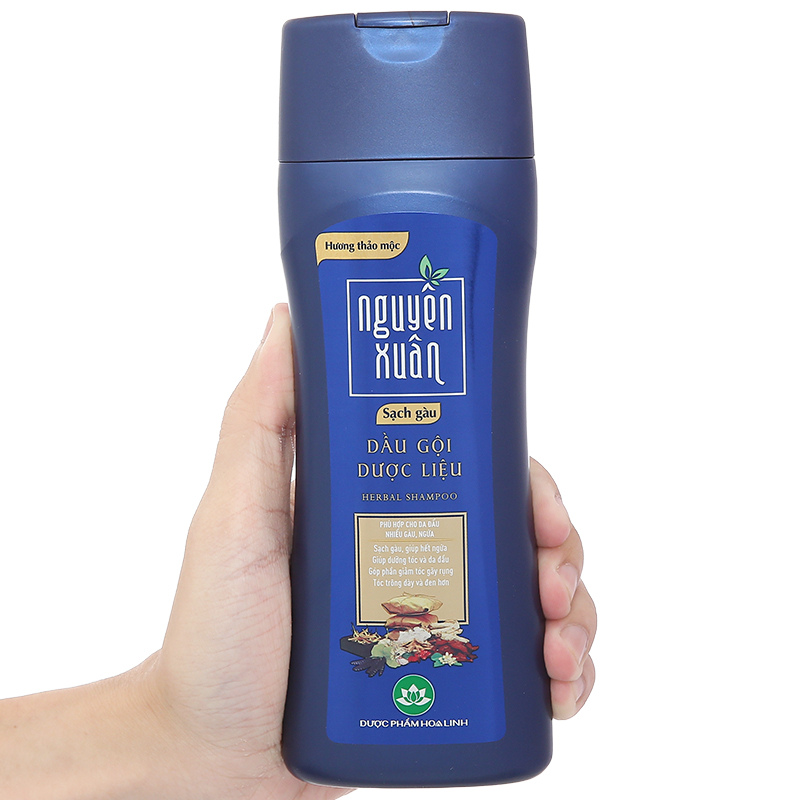 Dầu gội dược liệu Nguyên Xuân sạch gàu chai 250ml - 13